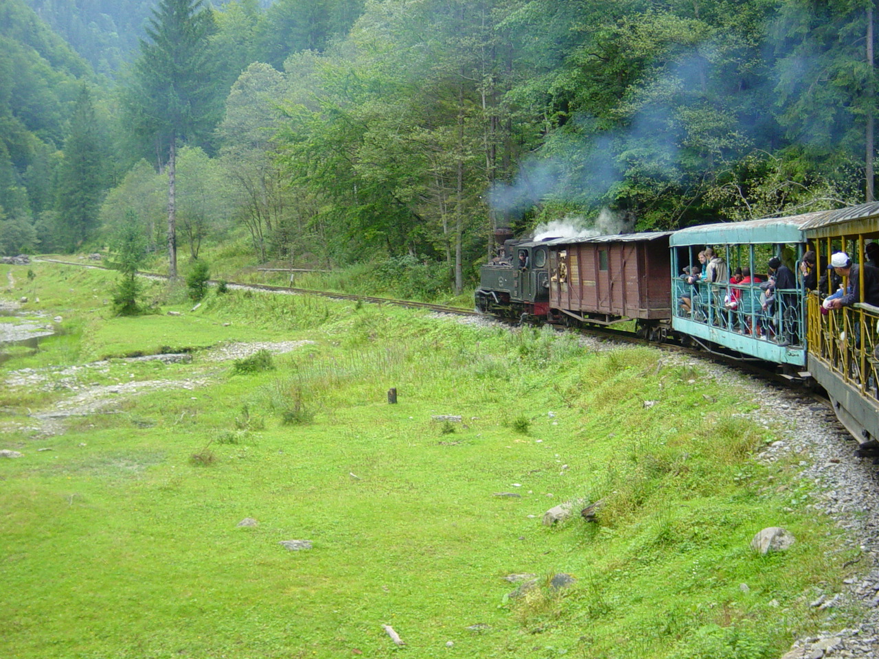 Tren turistic pe Valea Vaserului